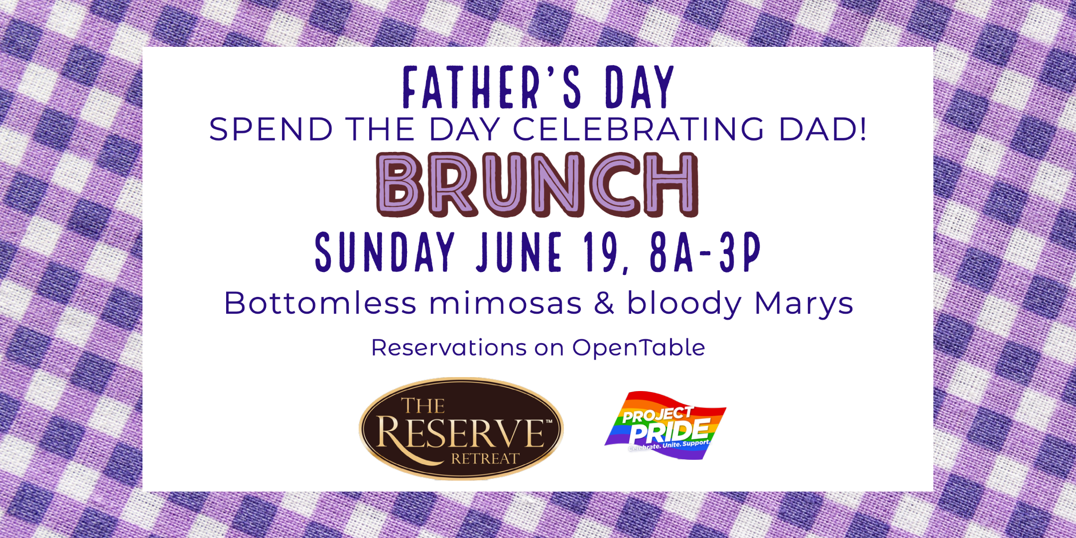 Father's Day Brunch at The Reserve Retreat in Sarasota, FL