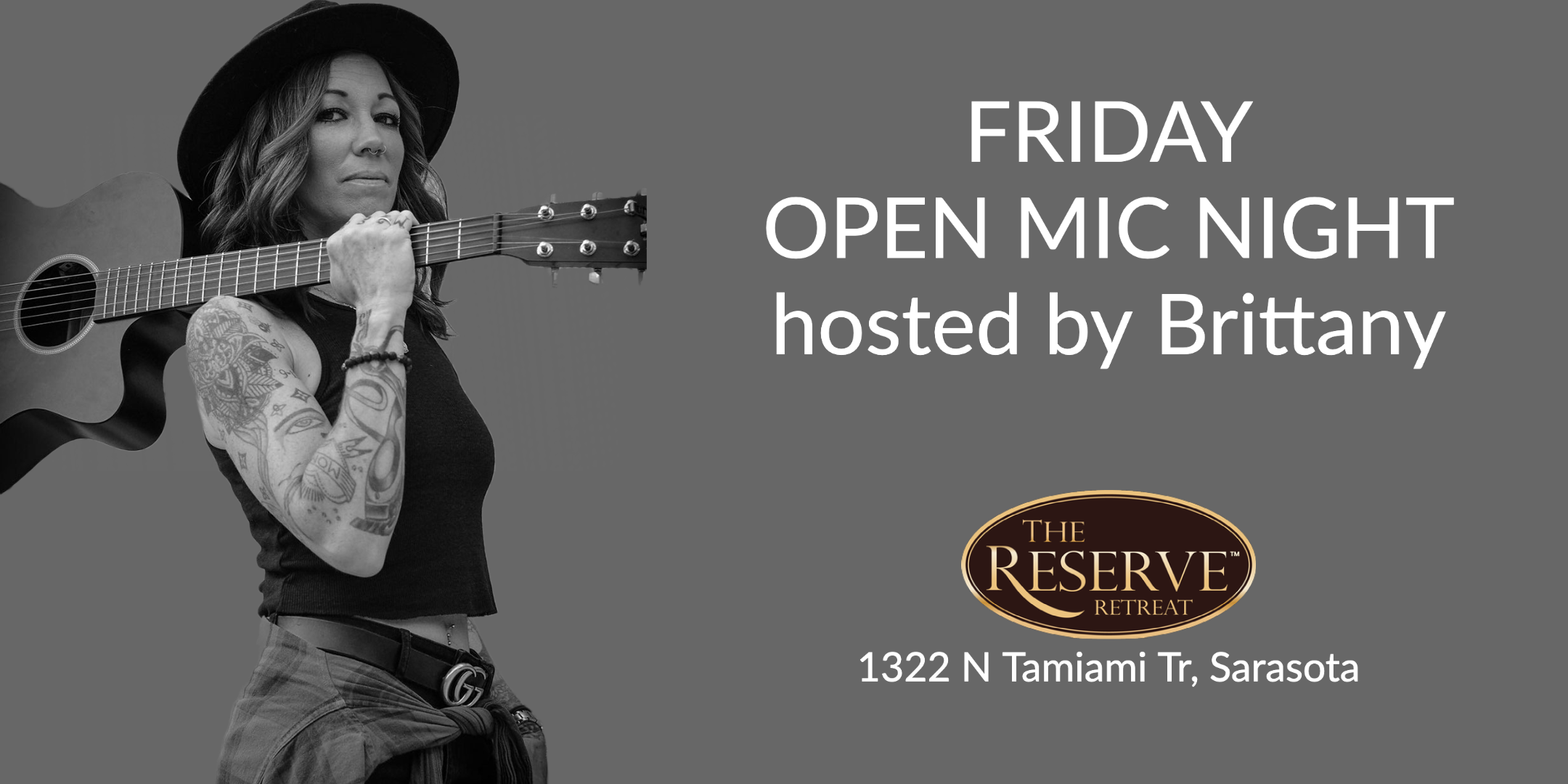 Brittany Loeffler hosts Friday Open Mic Night at The Reserve Retreat