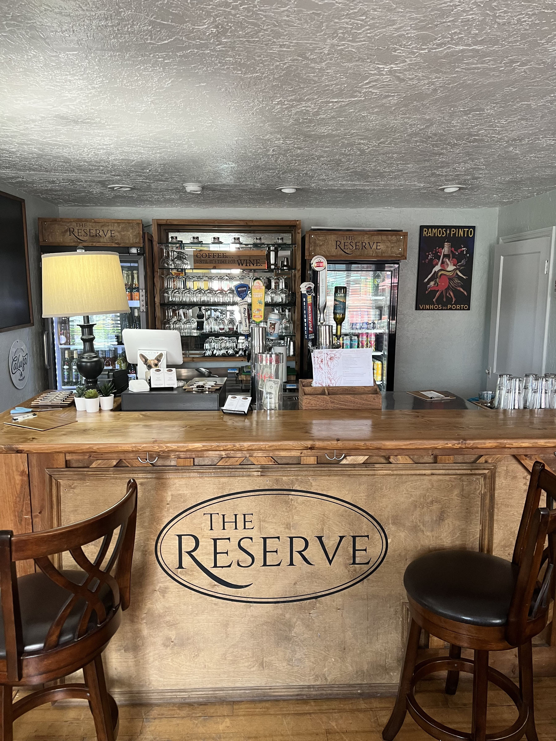 Beer and wine bar at The Reserve Retreat