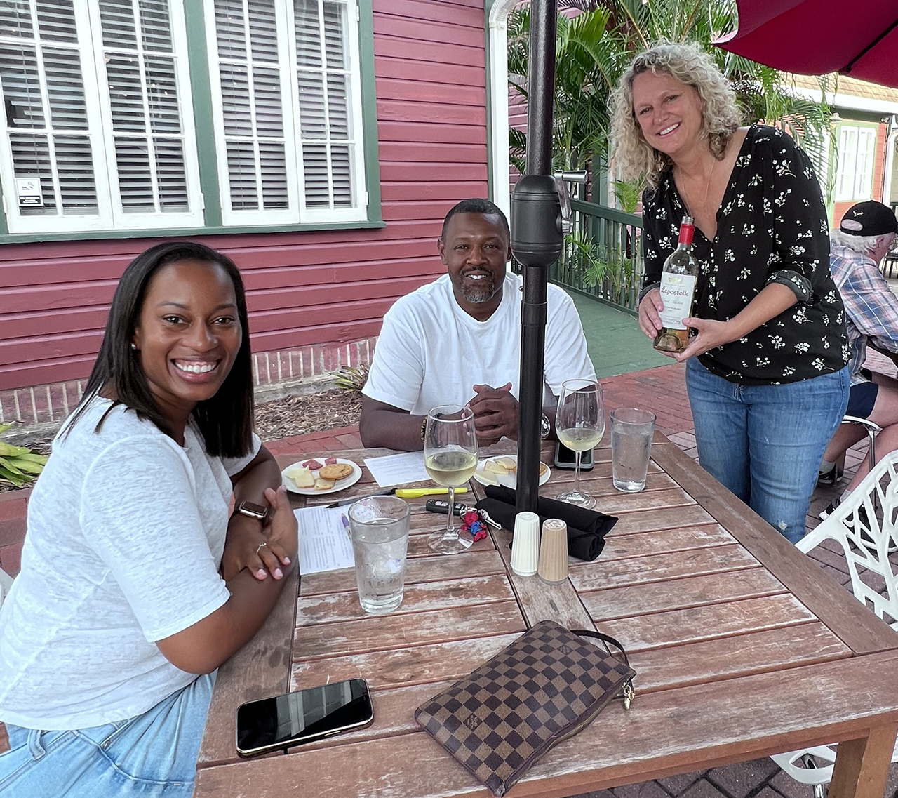 Wine tasting at The Reserve Retreat in Sarasota