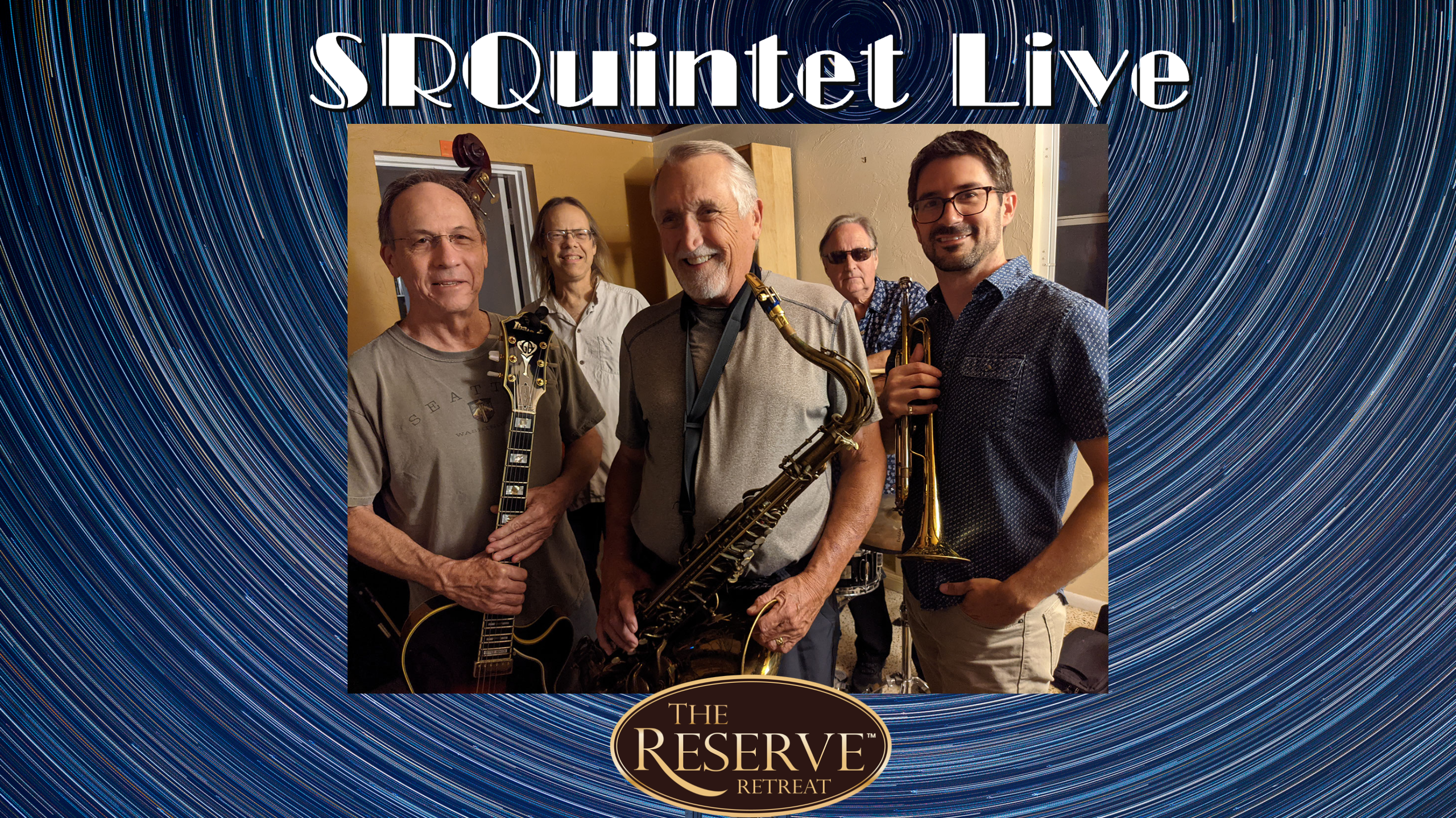 Join us for Jazz Under the Stars with SRQuintet at The Reserve Retreat in Sarasota